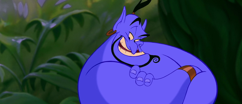Illustration for article titled El remake de Aladdin revela el aspecto del nuevo Genio y... no se parece en nada a como lo recuerdas